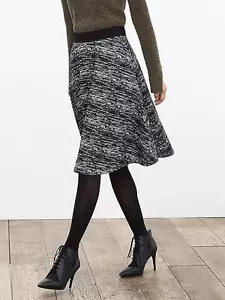 Falda Midi Texturizada Texturizada, Cocoon, Mezcla de Poliéster, Talla 14, Nueva con Etiquetas - Imagen 1 de 12