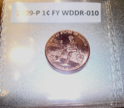 2009 P BU FY DOUBLED DIE REVERSE ERROR WDDR-010 - Image 1 of 4