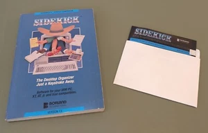 Vintage Borland Sidekick wersja 1.5 - 5.25" dyskietka instrukcja i dysk - Zdjęcie 1 z 4