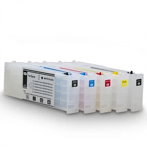 Refillable Ink Cartridge With Chip For Epson T3200 T5200 T7200 T3270/5270/7270 - Picture 1 of 5