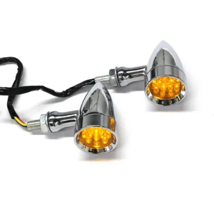 Intermitente de freno LED de 10 mm para luces indicadoras Harley Cruiser Chopper - Imagen 1 de 10