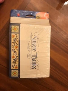 American Greetings DANKESKARTEN versiegelter Karton 20 Karten & Umschläge LEER - Bild 1 von 3