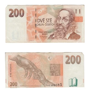 Czech Republic 200 Korun (1998) - Philosopher Komensky/Reaching Hands - Picture 1 of 1