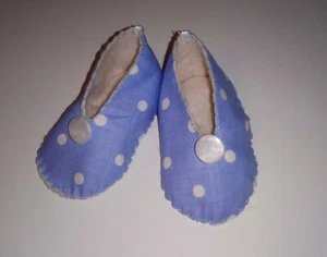 Sweet baby slippers - Size NB - Handmade - Picture 1 of 7
