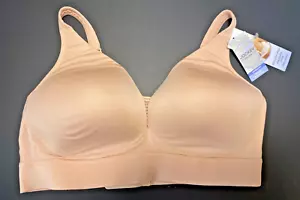 New Jockey~Forever Fit Wirefree Molded Cup Bra~2X~A349322~Foam Cups 3388 - Picture 1 of 6