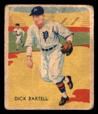 1934 National Chicle Diamond Stars R327 Dick Bartell 1935 #15 Poor Baseball