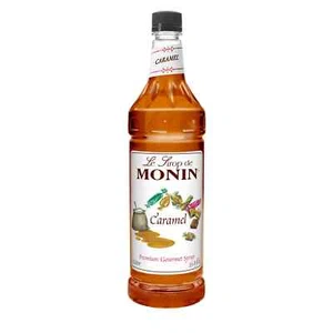 Monin - Caramel Syrup Rich and Buttery Great for Desserts Coffee and Cocktail... - Picture 1 of 4