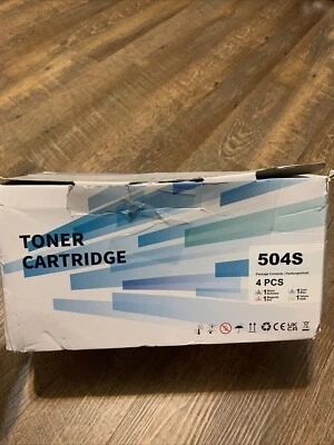 Paquete de 4 tóner para Samsung CLT-K504S 504S SL-C1860FW SL-C1810W CLX4195FW C1810 Foto 1 de 4