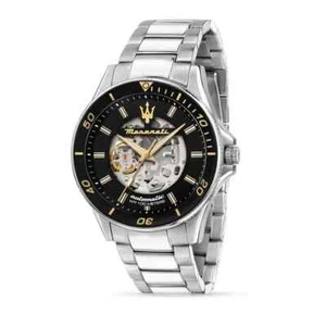 Maserati Sfida Automatic Men s Black Dial Link Band Watch R8823140008 - Picture 1 of 1
