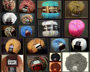 Anny Hoja Efecto Hilo Mezcla Hilos Vintage Retro Lado - Imagen 1 de 25