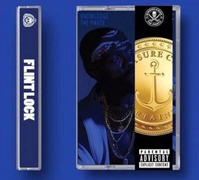 KNOWLEDGE THE PIRATE Flintlock 1/100 BLUE Cassette Tape + OBI STRIP Roc Marciano - Image 1 of 4