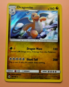 POKEMON CARD Dragonite 96/149 Sun & Moon 2017 HOLO RARE - Picture 1 of 6