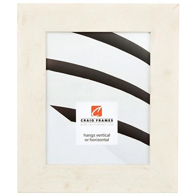 Craig Frames Bauhaus, marco de fotos moderno de pino blanco de 2" Foto 1 de 4