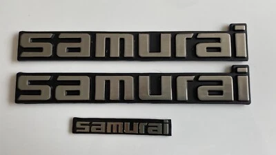 Se adapta a Suzuki Samurai emblema lateral y tablero insignia logotipo conjunto X3 3M cinta Foto 1 de 4