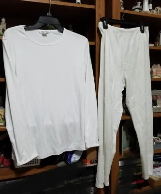 Vtg Cuddl Duds Temperature-sensitive Warm Wear  Long John Shirt & Pants-Preowned - Image 1 of 4