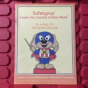 Safety Pup Songs For Fourth Grade Guide Law Enforcement And Teachers Vtg 1986 - Picture 1 of 2