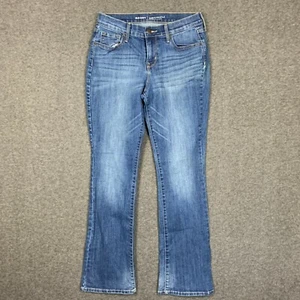Pantalones de mezclilla Old Navy 6 regulares para mujer corte de bota 28x32 curvilíneo de altura media elásticos azul - Imagen 1 de 12