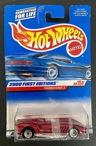 HOT WHEELS 2000 FIRST EDITIONS THOMASSIMA 3 RED NIB - Picture 1 of 2