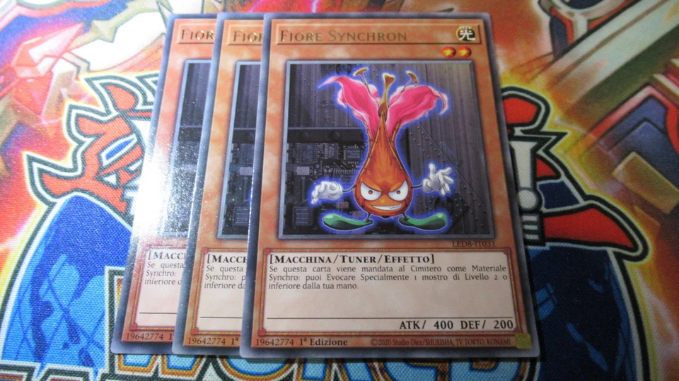 🇮🇹 YU GI OH 3 x FIORE SYNCHRON - LED8 IT031 RARA – ITA 🇮🇹 - Immagine 1 di 1