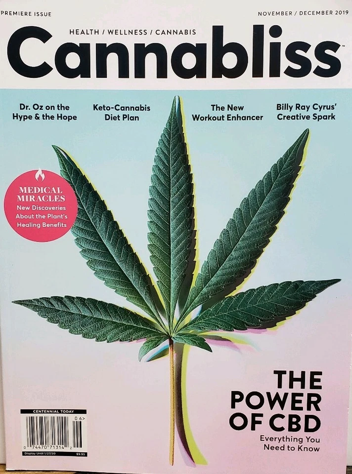 Cannabliss Nov Dec 2019 The Power of CBD Medical Miracles FREE SHIPPING CB - Image 1 of 1