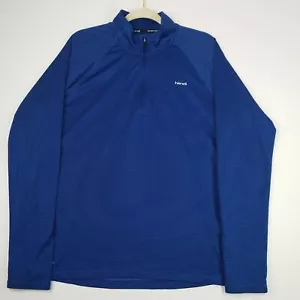 Hind Hydra 1/4 Zip Long Sleeve Thumb Holes Shirt Mens Sz L - Picture 1 of 8