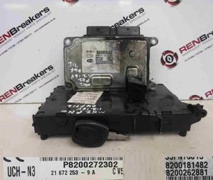 Renault Clio MK2 2001-2006 1.2 16v ECU SET UCH BCM Immobiliser + Key Fob - Picture 1 of 1