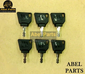 JCB PARTS - 3CX - GENUINE JCB IGNITION KEYS  (6 PCS)  (PART NO. 701/45501) - Picture 1 of 1