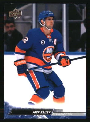 Josh Bailey 2022-23 Upper Deck Series 1 #113 HOCKEY Card - Image 1 of 2