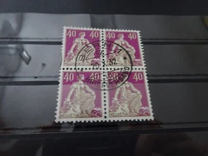 Svizzera Michel 106x SBK 112 blocco di quattro timbrato (16374) - Foto 1 di 1
