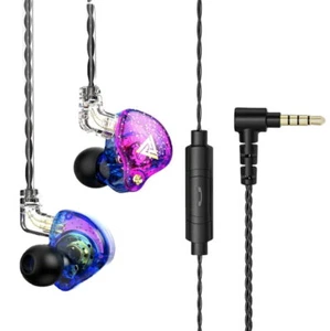 QKZ AK6 PRO In-Ear-Kopfhörer Transparente Sport & Gaming Ohrhörer IPX4 Mikrofon - Picture 1 of 36