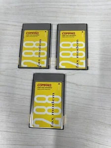 (3)Compaq 565 Series PCMCIA 288 Fax Modem (28800 Data, 14400 Fax) - Picture 1 of 4