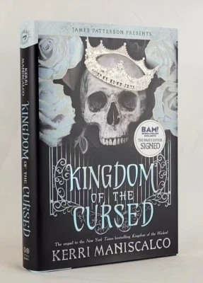 KINGDOM OF THE CURSED (Autographed Copy) Kerri Maniscalco Hardcover Exclusive Ed