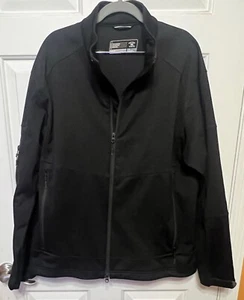 CUTTER & BUCK Weathertec Water Resistant Breathable Black Jacket Coat Mens Large - Picture 1 of 7