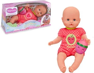 Nenuco-Babypuppe mit Rasselflasche und rosa Pyjama für Kinder ab 1 Jahr (Famosa  - Bild 1 von 1