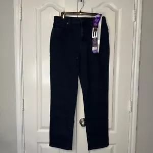 Gloria Vanderbilt Amanda Schlankheitsjeans konisches Bein Hochhaus klassische Passform Größe 14 - Bild 1 von 17