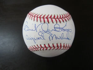 Benito Santiago Autograph Signed Baseball Ball Original Marlins - Picture 1 of 1