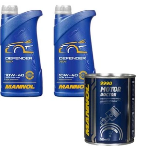2L Aceite De Motor MANNOL Defender 10W-40 1x MANNOL Motor Doctor Aditivo - Imagen 1 de 5