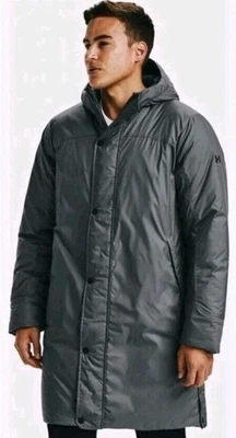 $180 Under Armour UA Storm Insulate Bench Coat Gray 1380869-012 Men’s Small NWT - Image 1 of 4