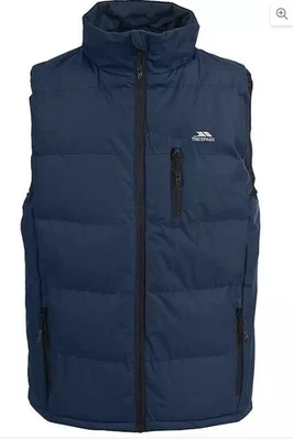 Trespass Clasp - Chaleco Acolchado Para Hombre En Azul Marino S Pequeño (ccn77) - Imagen 1 de 2
