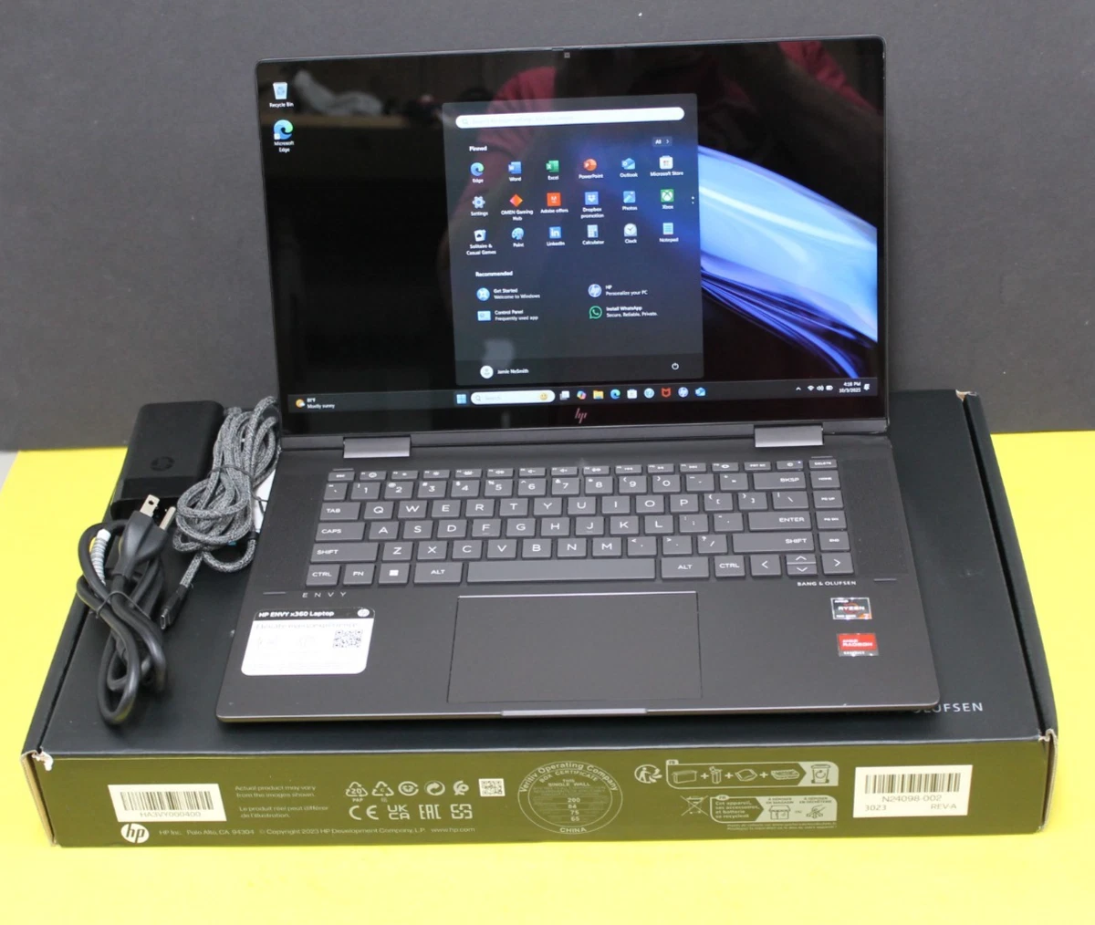 HP ENVY x360 15-15.9 Inch Screen 16 GB RAM PC Laptops & Netbooks