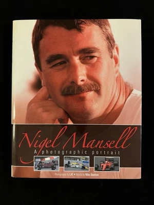 Nigel Mansell: A Photographic Portrait Book LAT Photos Mike Doodson Near Fine - Image 1 of 4