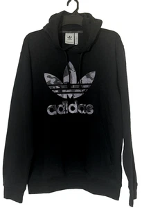 Adidas Camo  Black Infill Hoodie Men's Size Large - Picture 1 of 7