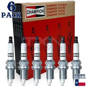 6 Pack Champion Platinum Spark Plugs for 1999-2004 Chrysler 300M 3.5L V6 - Picture 1 of 3