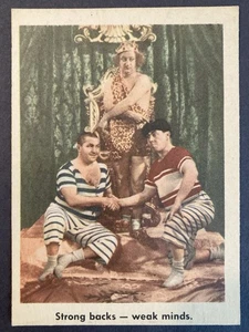 1959 Fleer Three Stooges - #84 - Strong Backs - Weak Minds - High Grade - Picture 1 of 2