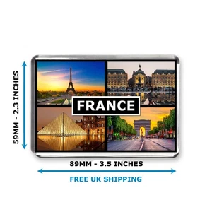 Francia - Imán de nevera Jumbo - Por Mashed Designs - Imagen 1 de 3