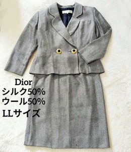 Christian Dior Anzug Set XL Schwarz und Gold Hahnentritt Seidenmischung - Bild 1 von 12