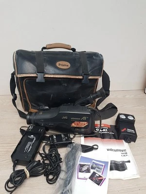 JVC Video Movie Model GR-A1 with Charger, Cables, Carry Bag *See Description*  - Image 1 of 4