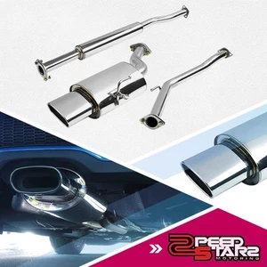 FOR NISSAN ALTIMA L31 2.5L STAINLESS 2.25" CATBACK EXHAUST PIPE MUFFLER OVAL TIP - Picture 1 of 1