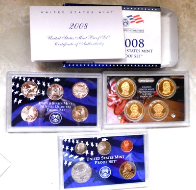 2008-S UNITED STATES MINT DEEP CAMEO PROOF SET - Image 1 of 2