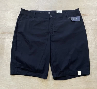 Pantalones Cortos St Johns Bay Para Mujer 22W Negros Bolsillos Frente Plano Bermudas Nuevos con Etiquetas Foto 1 de 4